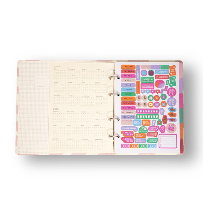 Caderno Criativo Argolado - Cícero - Melissa Pautado 17X24 Caminho Das Abelhas