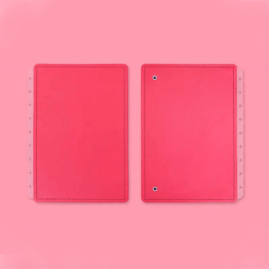 Capa e Contracapa - Caderno Inteligente - Médio All Pink