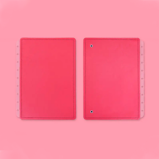 Capa e Contracapa - Caderno Inteligente - Médio All Pink