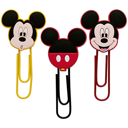 Clips 50 mm - Molin - Mickey Mouse - 4 unidades