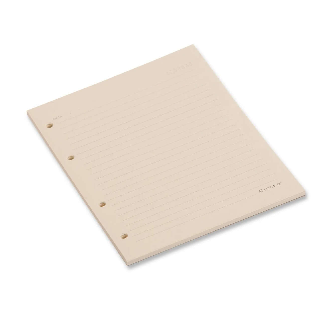 Refil Caderno Argolado - Cícero - Office Pautado 40 folhas Pólen 80g A5