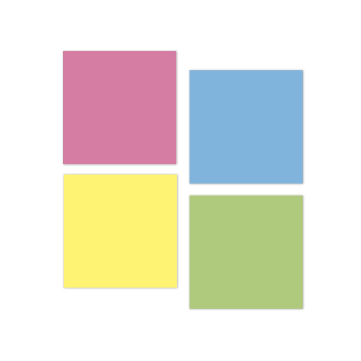 Bloco de Notinhas Autoadesivas - Tris - Holic Motivarte 400 fls. 4 cores 50 x 50 mm