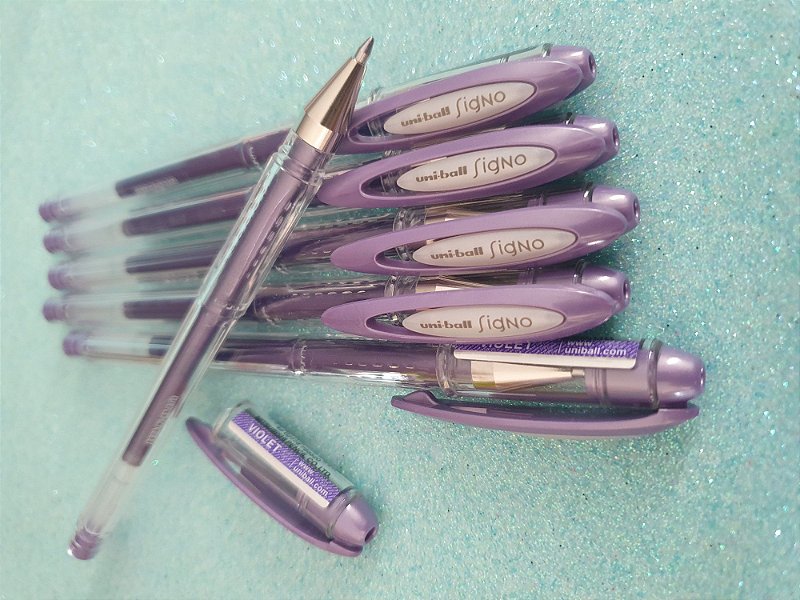 Caneta Gel - Uni-Ball - Signo Noble Metal