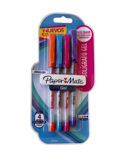 Caneta Gel - Paper Mate - Econogel 4 Cores