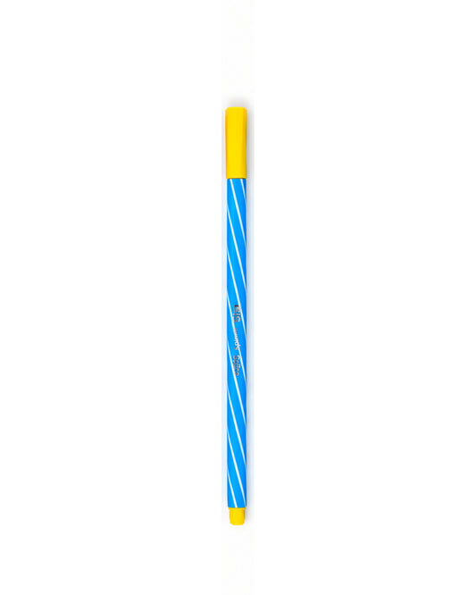 Caneta Fineliner CIS Spiro 0,4 mm com corpo longo e listrado