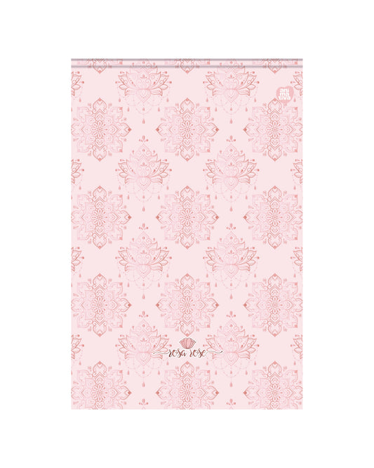 Bloco Vertical Animativa Rosa Rosé Nova Coleção com 80 folhas