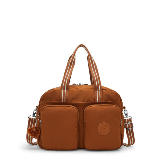 Bolsa de mão Kipling Defea XL Stylish Mokka na cor laranja