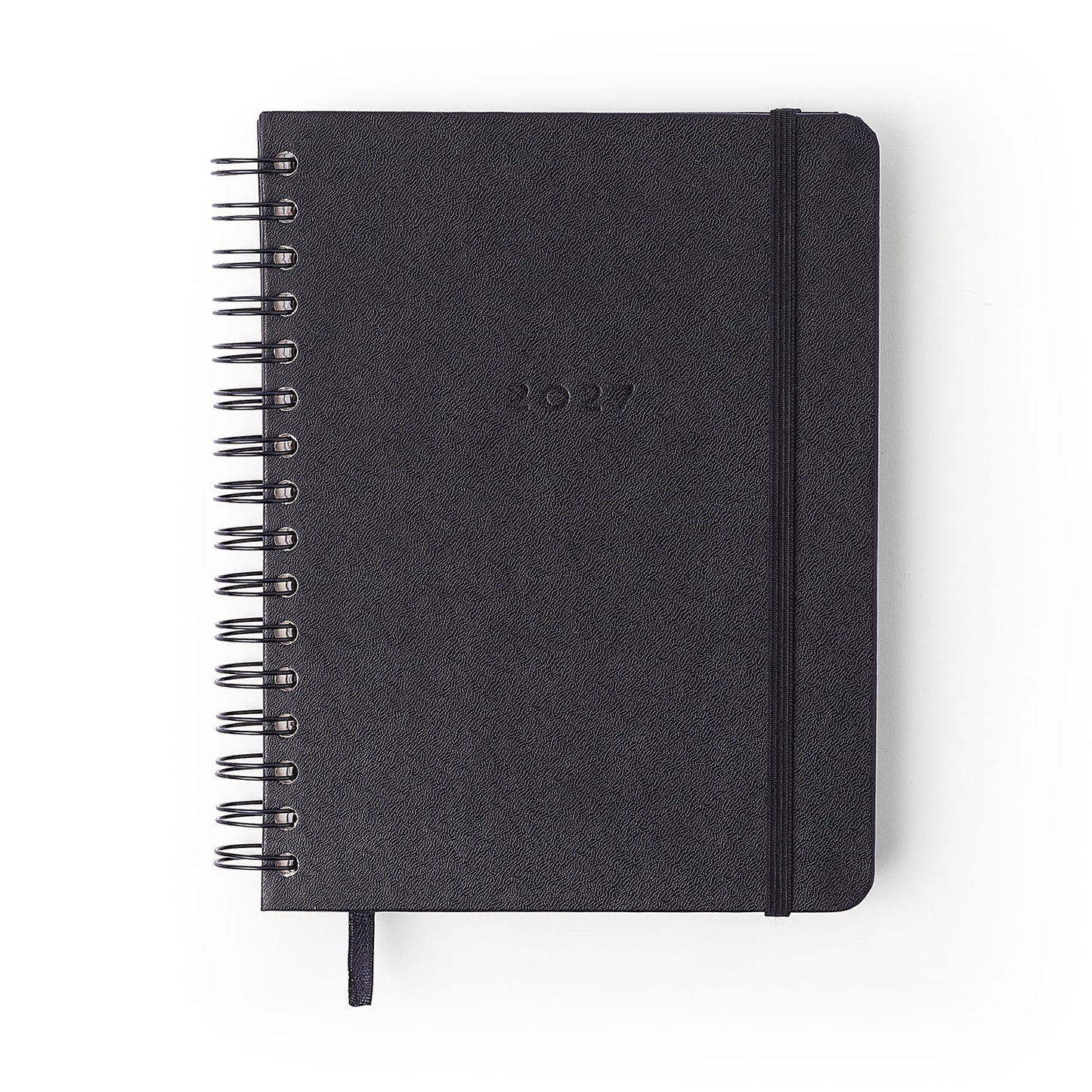 Agenda Planner Wire-o 2027 - Cícero - Clássica Preta - Semanal Notas A5