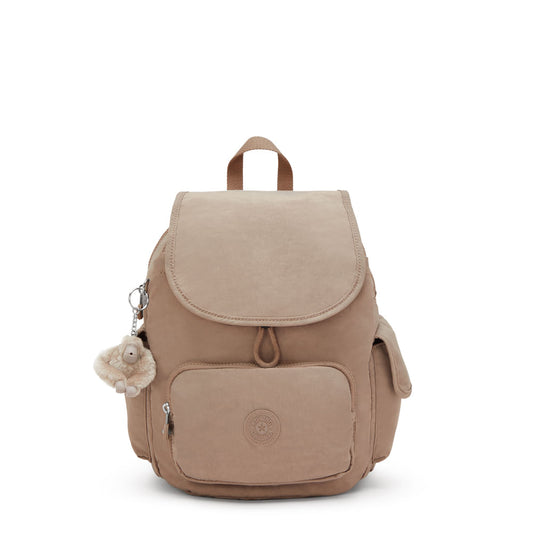 Mochila - Kipling - City Pack S - Tan Beige - frente
