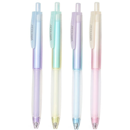 Caneta Gel Retrátil Writech Soft Grip 0.5mm Tinta Azul W-0178/D