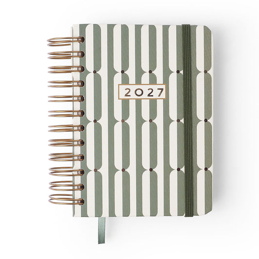 Agenda Planner Wire-o 2027 - Cícero - Veredas Verde - Diária 11,5x16