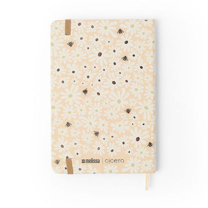 Agenda Planner 2027 - Cícero - Melissa Mini Bloomy Manteiga - Semanal 14x21