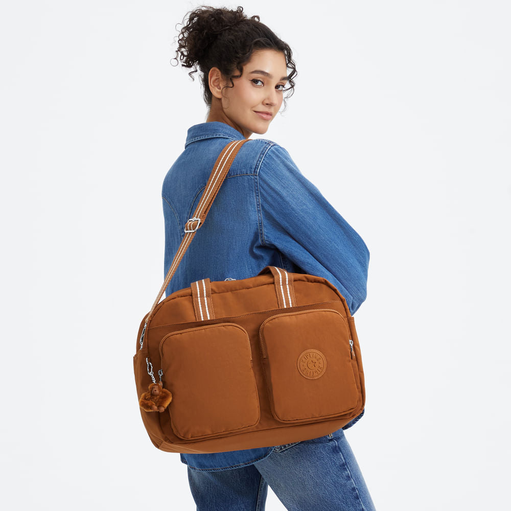 Bolsa de Mão - Kipling - Defea XL - Stylish Mokka - imagem 7