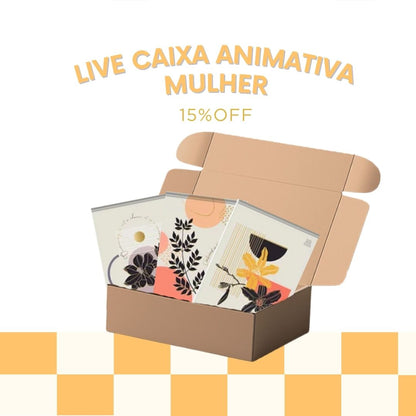 Caixa Animativa - Papelaria Unicórnio + Animativa 15% Off