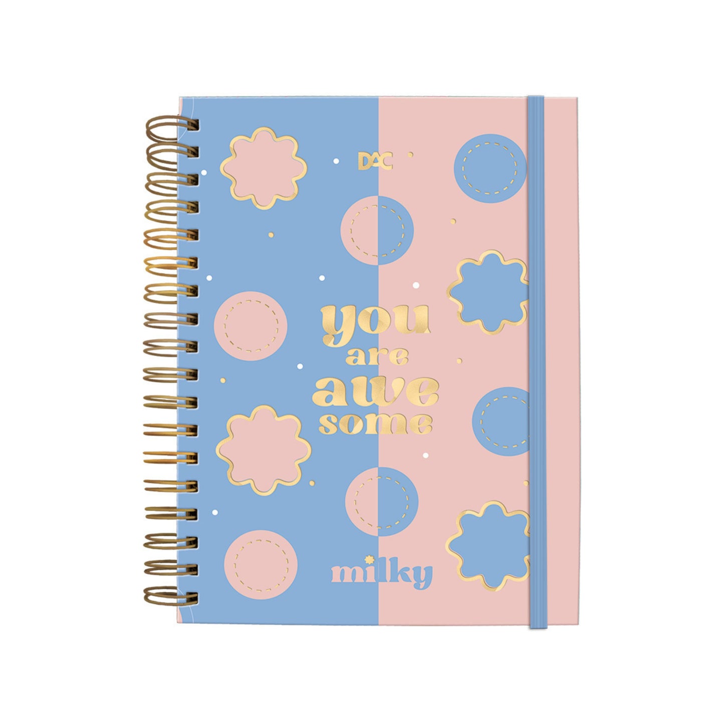 Caderno Colegial - DAC - Milky c/ 80 folhas