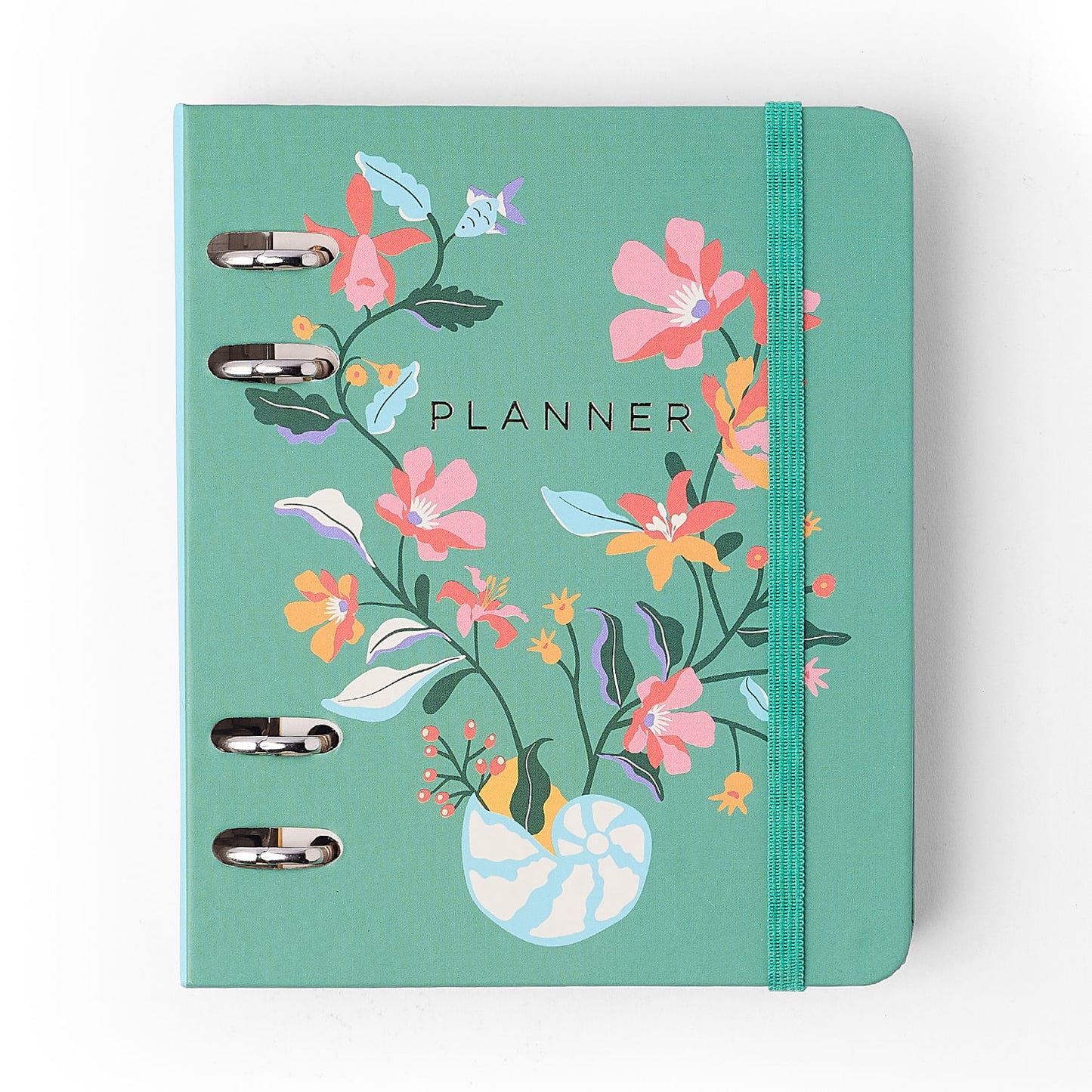 Agenda Planner Argolado 2027 - Cícero - Noronha Flora Marinha - Semanal A6