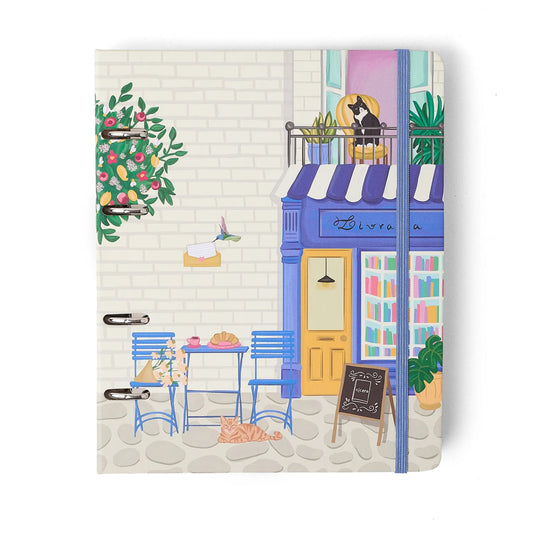 Caderno Criativo Argolado - Cícero - Quintal Literário - Pautado 17X24 - Livraria