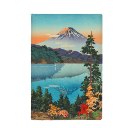 Journal - Folk Books - Lago Ashi de Outono - Sem Pauta - 13,5 x 20 cm - 64Fls - frente