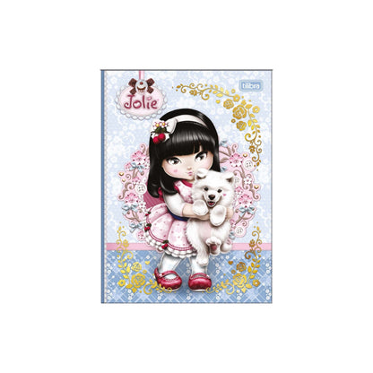 Caderno Colegial - Tilibra - Jolie - Nova Coleção 2027 - 176mm x 239mm - 80Fls