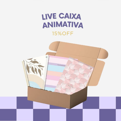 Caixa Animativa - Papelaria Unicórnio + Animativa 15% Off