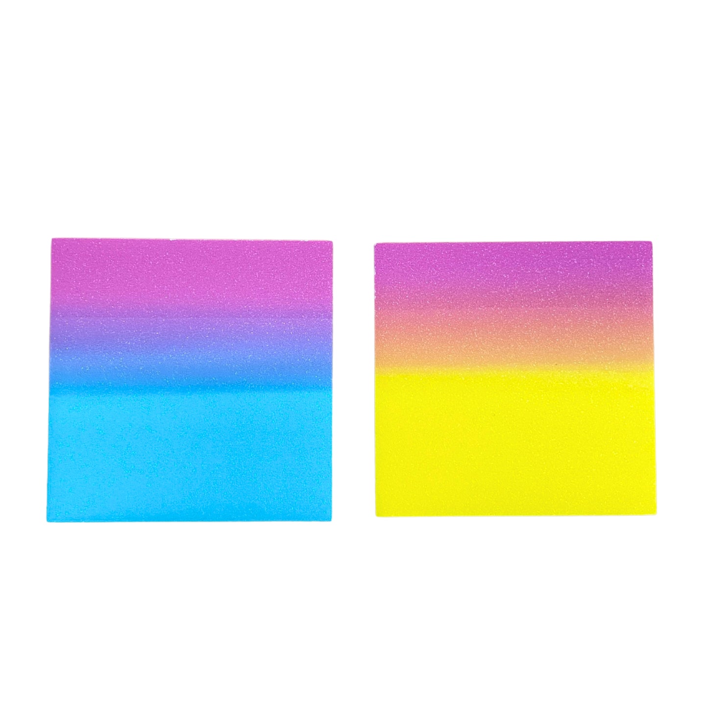 Bloco Adesivo - Degradê c/ Gliter - 76x76mm - 50F