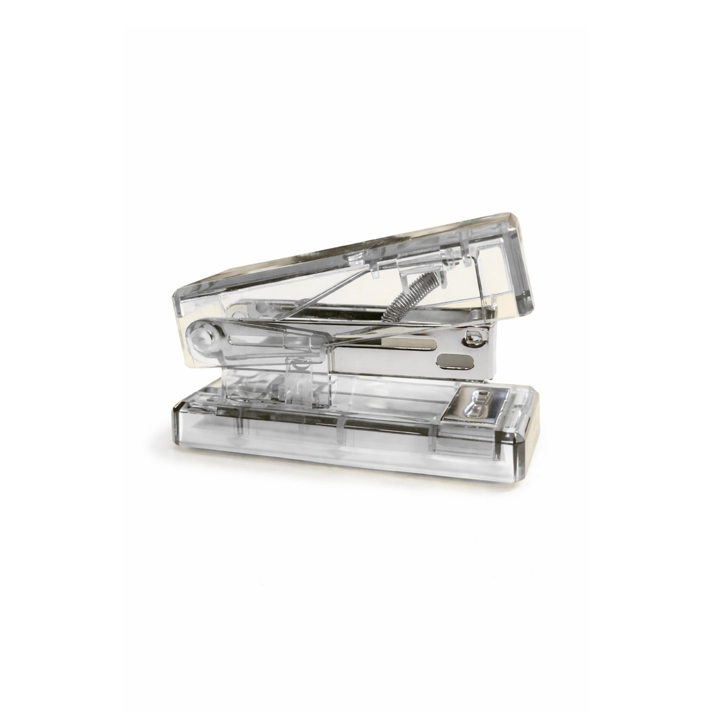 Mini Grampeador - Translúcido - c/ 1000 Grampos