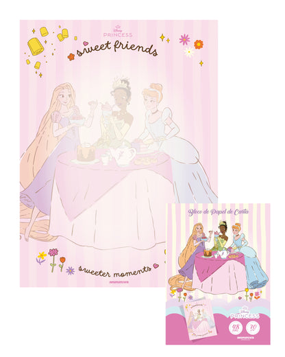 Bloco de Carta - Animativa - Princesas - 48Fls