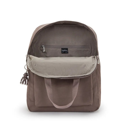 Mochila - Kipling - Kazuki L - Marrom - lateral