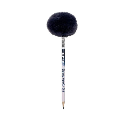 Lápis Preto HB - LeoArte - Plush - Bruna Tavares c/ Pompom