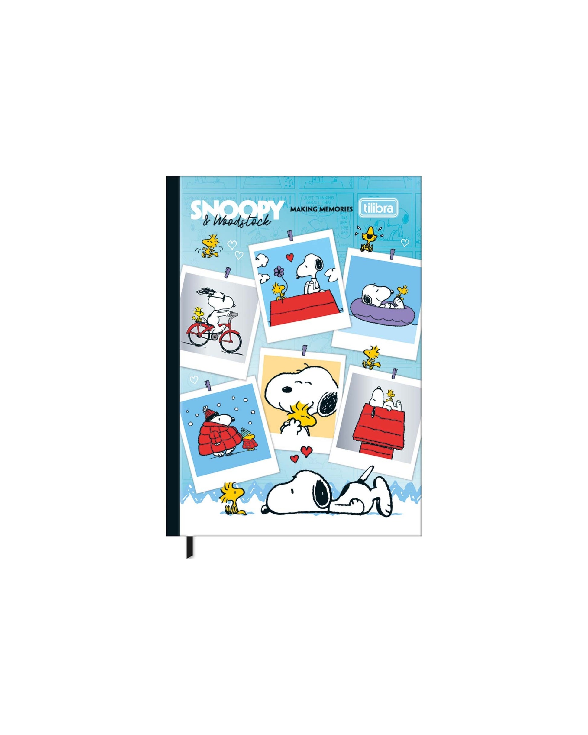 Caderneta Costurada - Tilibra - Petit Snoopy - Nova Coleção - 105mm x 148mm - verso