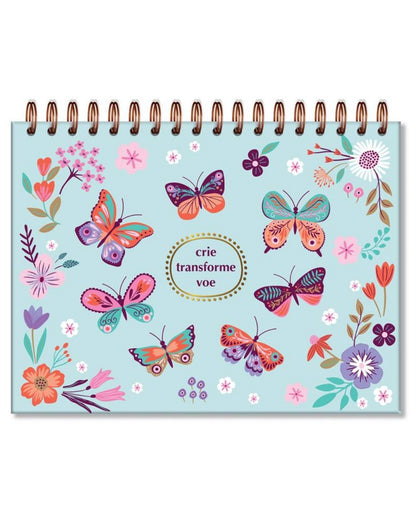 Caderno de Criação - Fina Ideia - Borboletas no Jardim