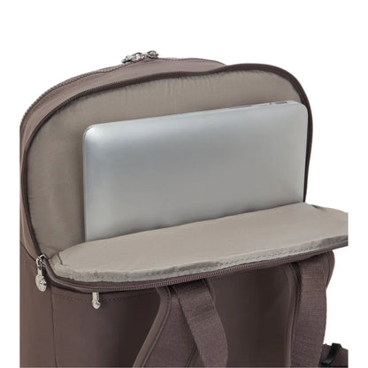 Mochila - Kipling - Kazuki L - Marrom - verso