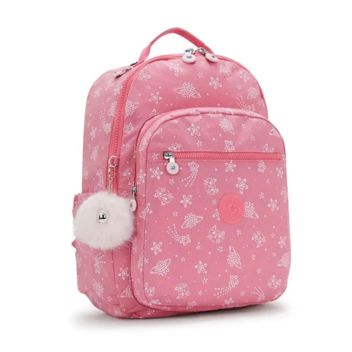 Mochila - Kipling - Seoul Lap - Glitter Cats
