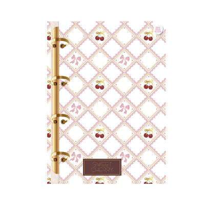 Caderno Colegial Argolado - Animativa - Sweet Cherry - 210mmx260mm - 160 Fls - c/ Cheirinho