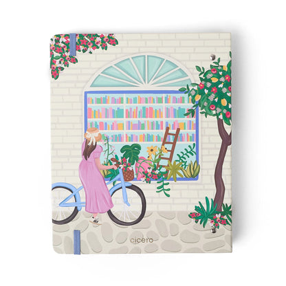 Caderno Criativo Argolado - Cícero - Quintal Literário - Pautado 17X24 - Livraria