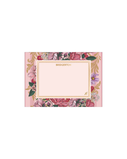 Papel de Carta + Envelopes - Tilibra - Bridgerton - verso