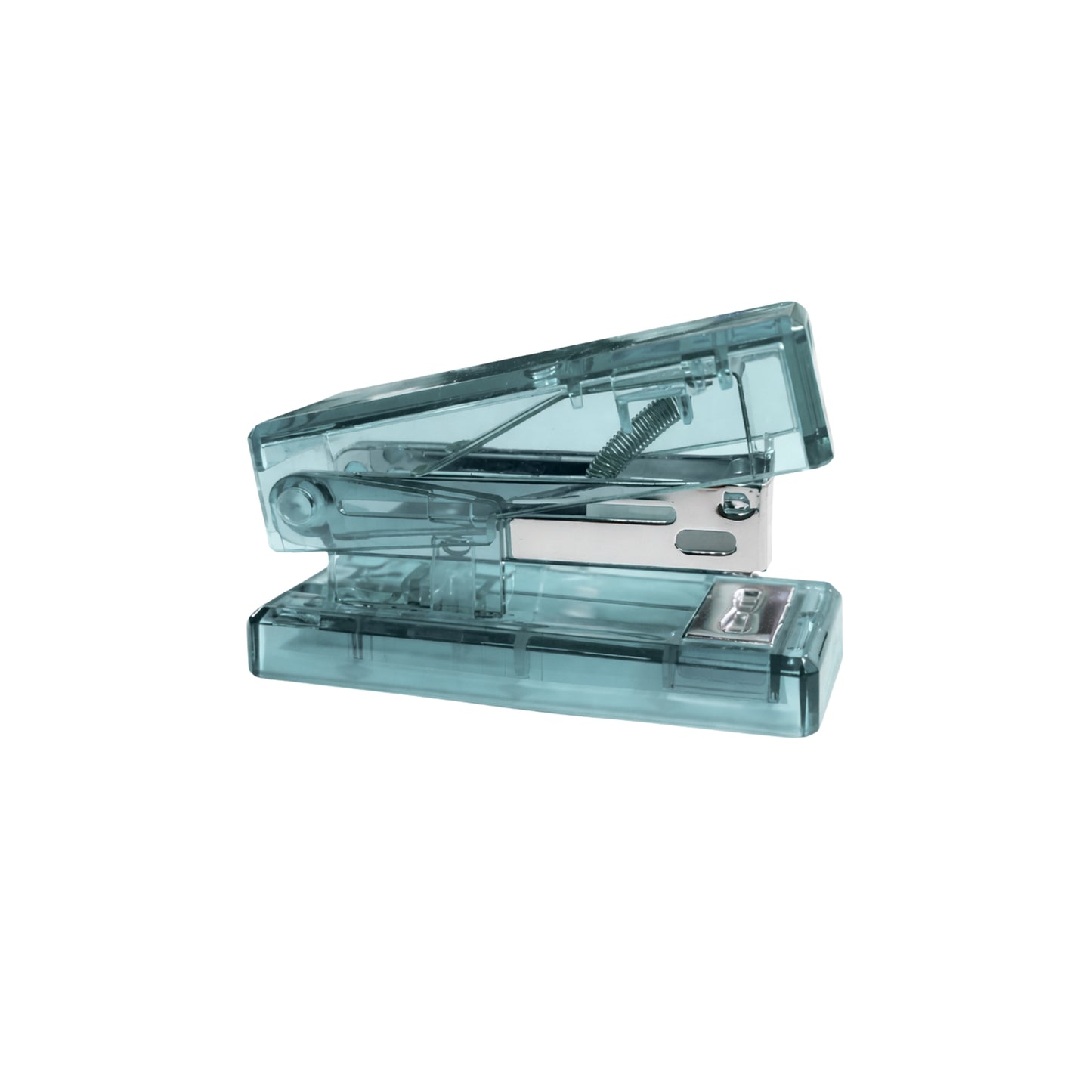 Mini Grampeador - Translúcido - c/ 1000 Grampos