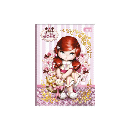 Caderno Colegial - Tilibra - Jolie - Nova Coleção 2027 - 176mm x 239mm - 160Fls