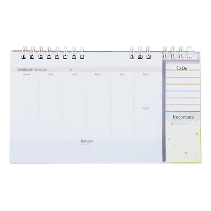 Planner Permanente + Smart Notes - BRW - Enjoy - 54 Fls - 195mm x 115mm