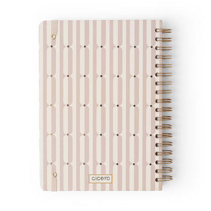 Caderno Espiral - Cícero - Veredas Gelo - Pautado 17x24 10 Matérias 160 Fls