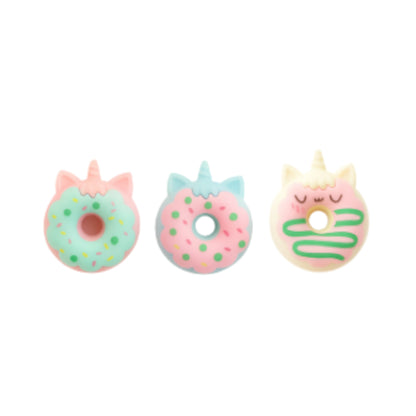 Borracha Ponteira - DonutCorn - Kit c/ 3 unidades