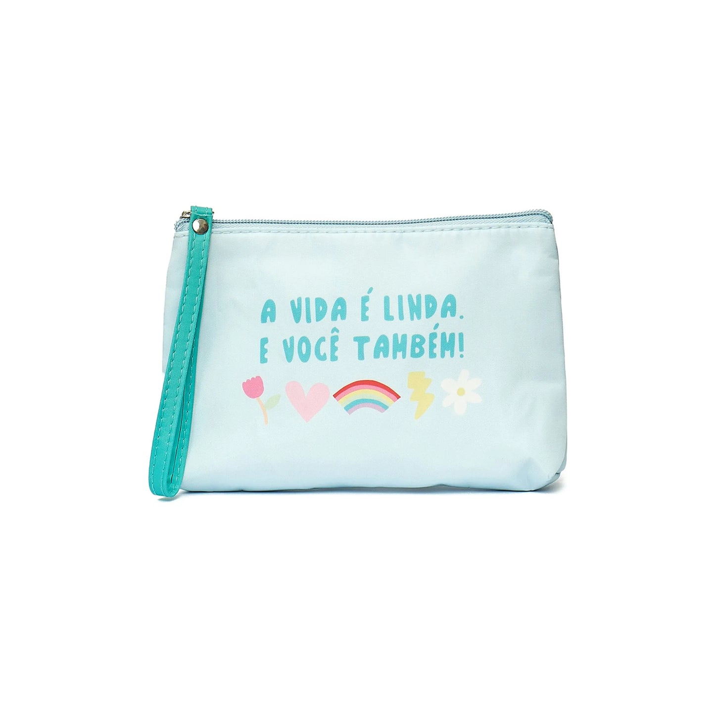 Necessaire - Florie - Bolsinha - em uso