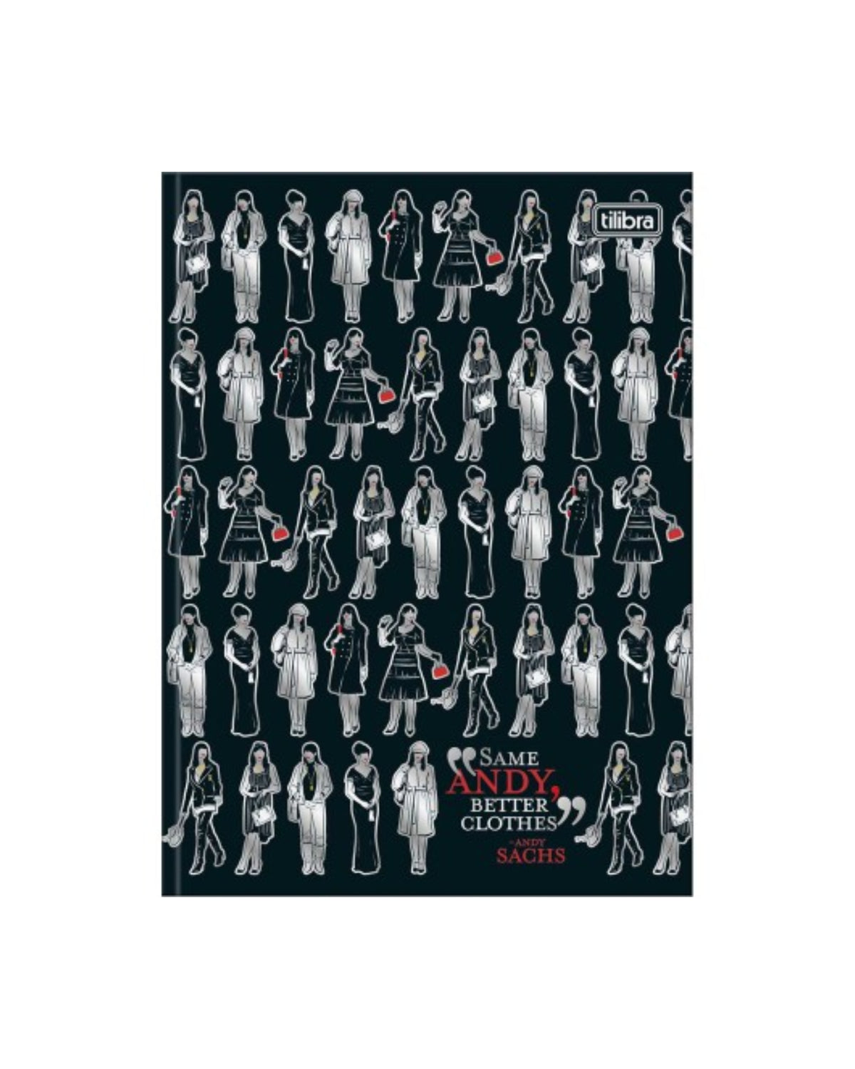 Caderno Colegial - Tilibra - O Diabo Veste Prada - 176mm X 239mm - 160Fls
