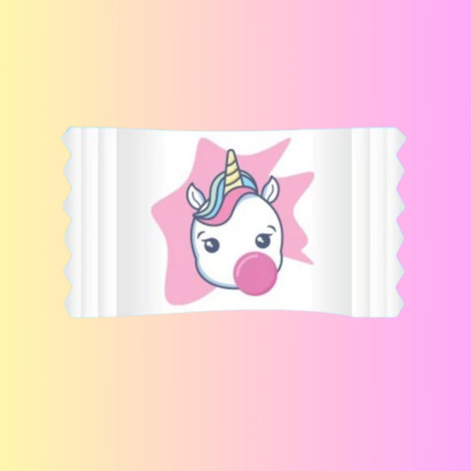 Chiclete - Papelaria Unicórnio / Frutmel - Sabores Sortidos - 10 unidades