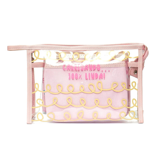 Necessarie - Florie - c/ Três Bolsas - Rosa