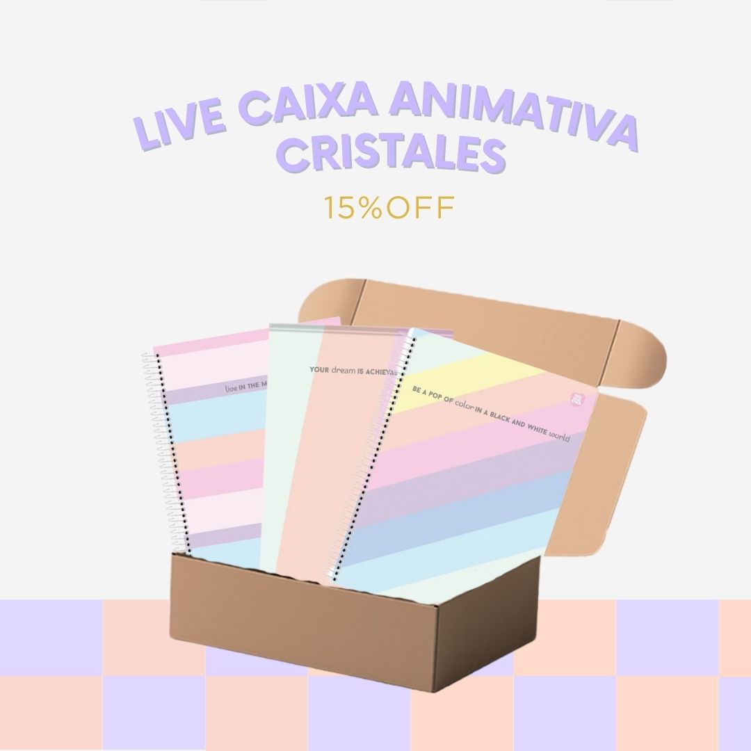 Caixa Animativa - Papelaria Unicórnio + Animativa 15% Off