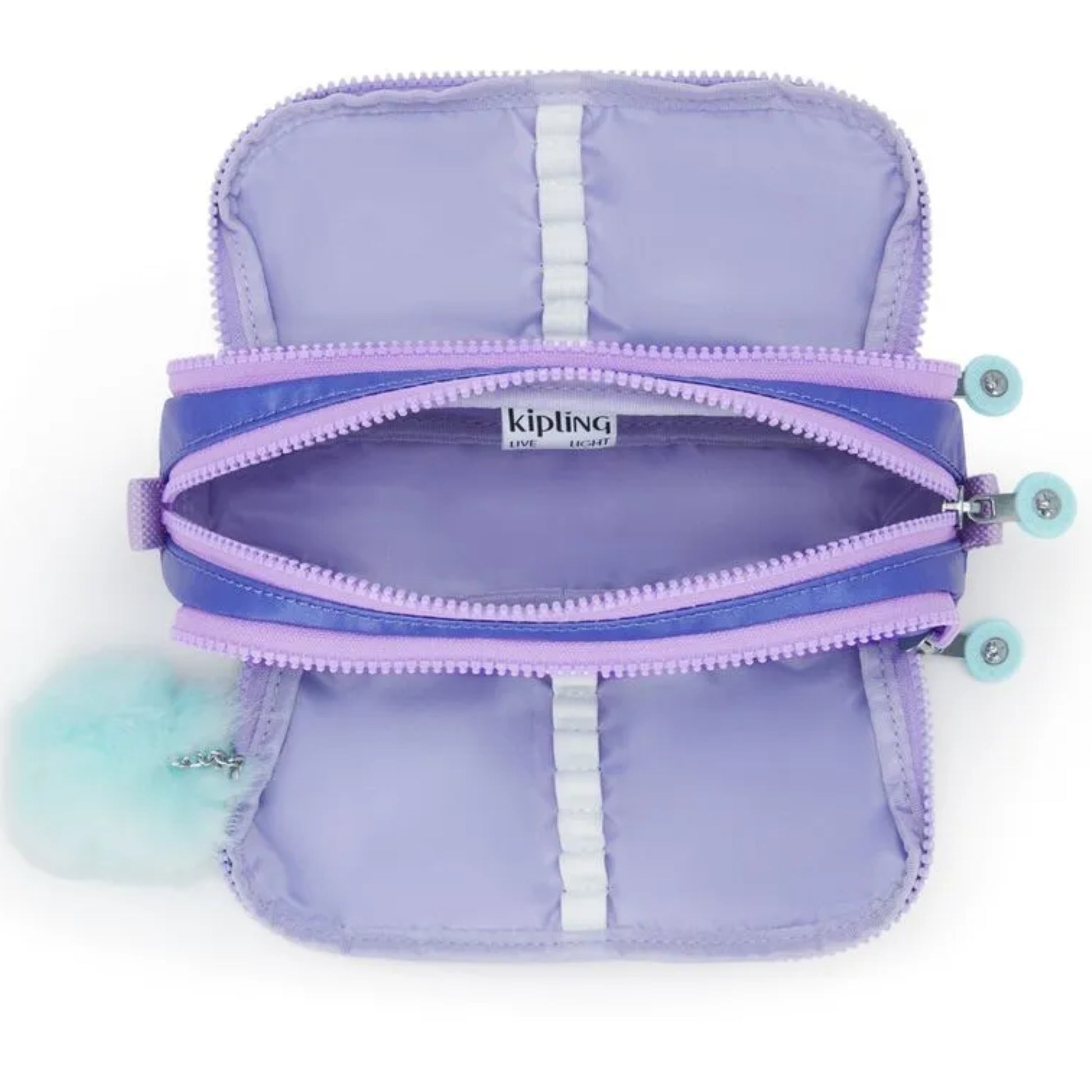 Estojo Gitroy - Kipling - Cosmic Metallic - lateral