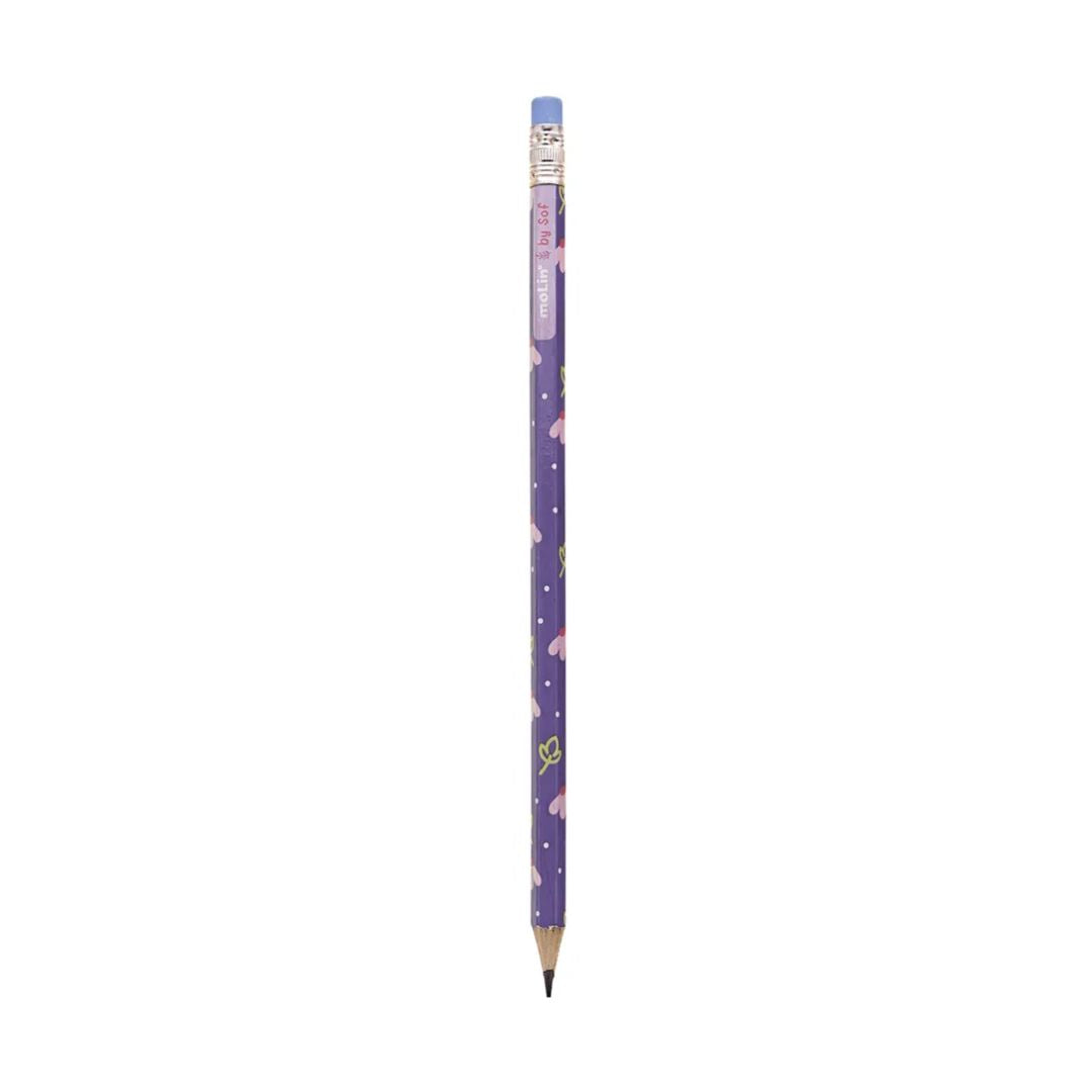 Lápis HB c/ Borracha - Molin - Lilac Fields By Sof