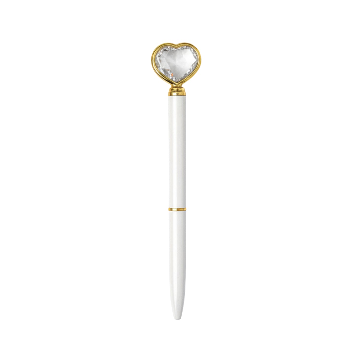 Caneta Esferográfica - Coração de Diamante - 1.0mm - lateral