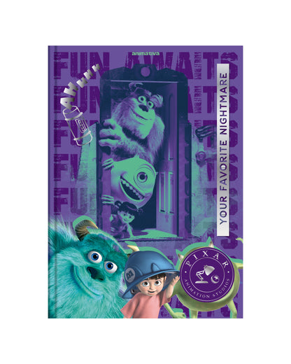 Caderno Colegial - Animativa - Pixar - 179 mm x 241 mm - 160Fls